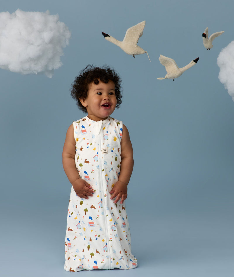 ergoPouch TOG-rated baby sleep sack, made from natural, skin-friendly fabric for ultimate comfort.