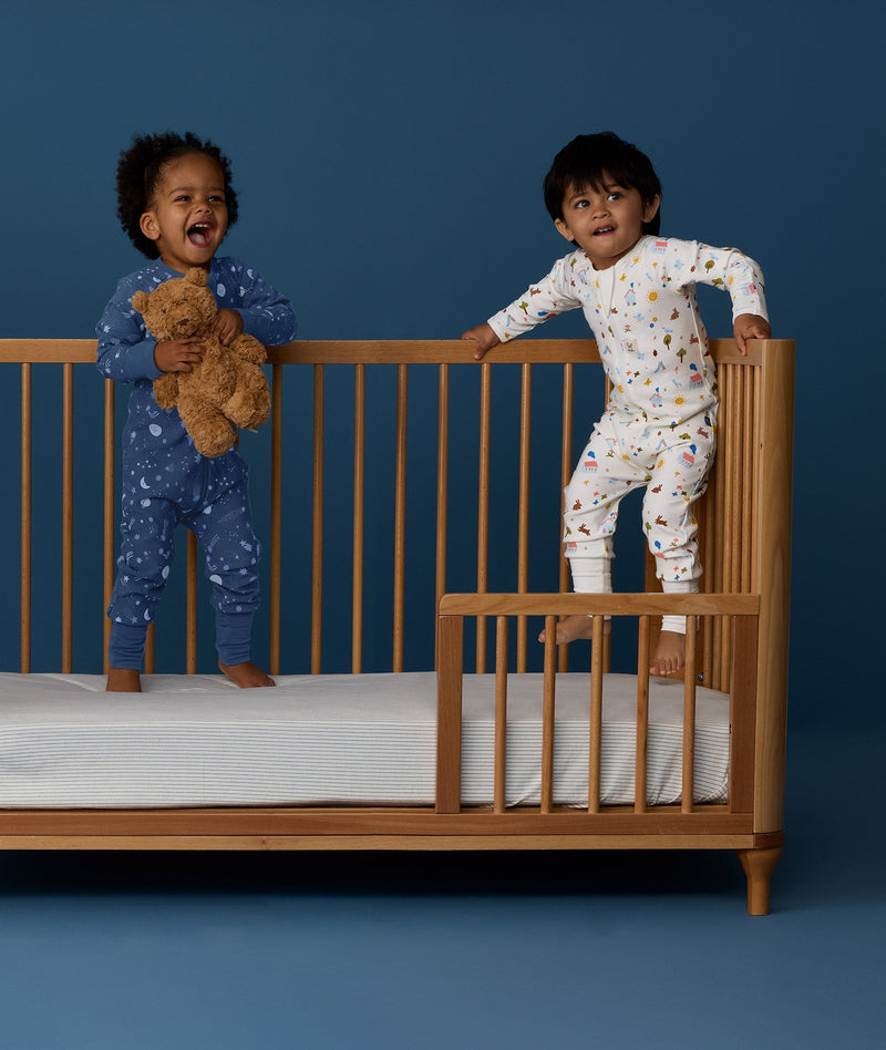 ergoPouch TOG-rated sleep suit sack for toddlers, made from natural, breathable fabric for ultimate comfort.