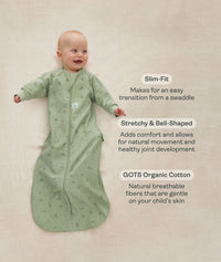 ergoPouch Sleep Sacks are slim fit, stretchy & bell shaped, and made from GOTS Organic Cotton
