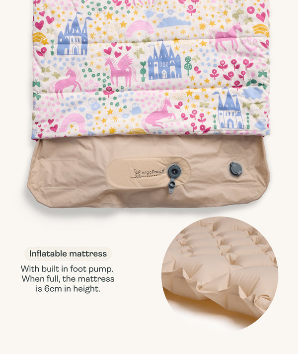 ergoPouch DreamRoll All-in-One Sleep Mat Unicorn Dreams Features image