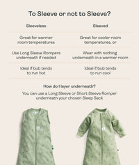 ergoPouch to sleeve or not to sleeve on our Sleep Sacks