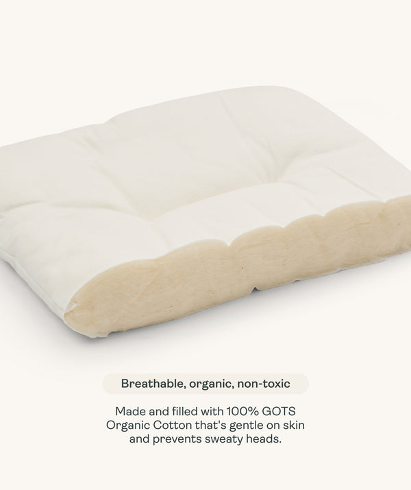ergoPouch Toddler Pillow filled with GOTS organic cotton
