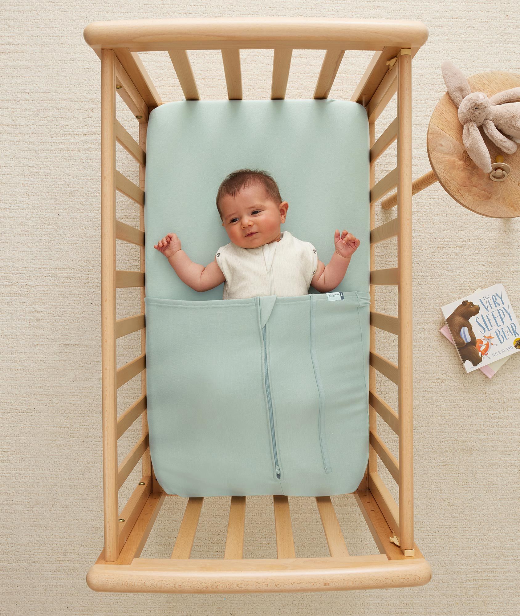 Cocoon Swaddle Sack 0.2 TOG Oatmeal Marle for Summer – ergopouch US