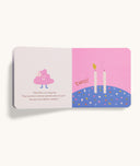 Second page of the ergoPouch Count the candles! Board Book