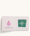 Inside page of ergoPouch interactive lift-the-flap Book