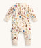 ergoPouch Long Sleeve Romper 1.0 TOG in Bon Appetit product back view