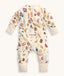 ergoPouch Long Sleeve Romper 1.0 TOG in Bon Appetit product back view