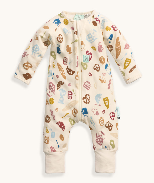 ergoPouch Long Sleeve Romper 1.0 TOG in Bon Appetit