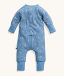 ergoPouch Long Sleeve Romper 1.0 TOG in Petit Pretzel flipside product shot