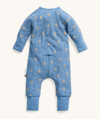 ergoPouch Long Sleeve Romper 1.0 TOG in Petit Pretzel flipside product shot