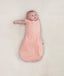 Newborn wearing ergoPouch Cocoon Swaddle Sack 0.2 TOG Berries, transitioning to arms out sleeping