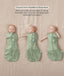 Three side-by-side images showing a baby demonstrating how to transition a Cocoon Swaddle Sack into an arms-out Sleep Sack.