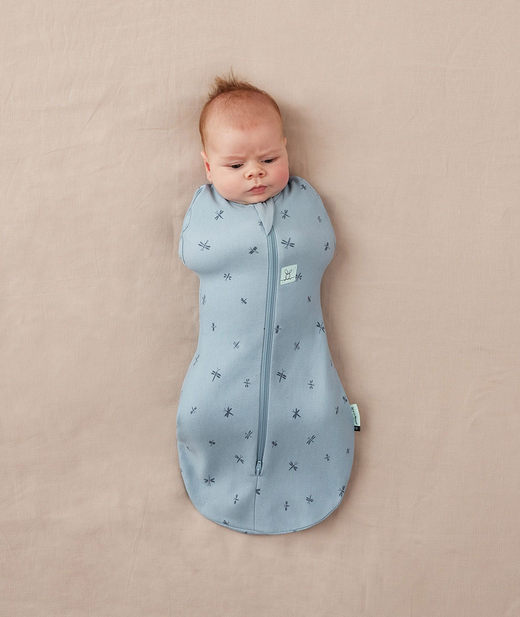 Cocoon Swaddle Sack 0.2 TOG Dragonflies for Summer – ergopouch US