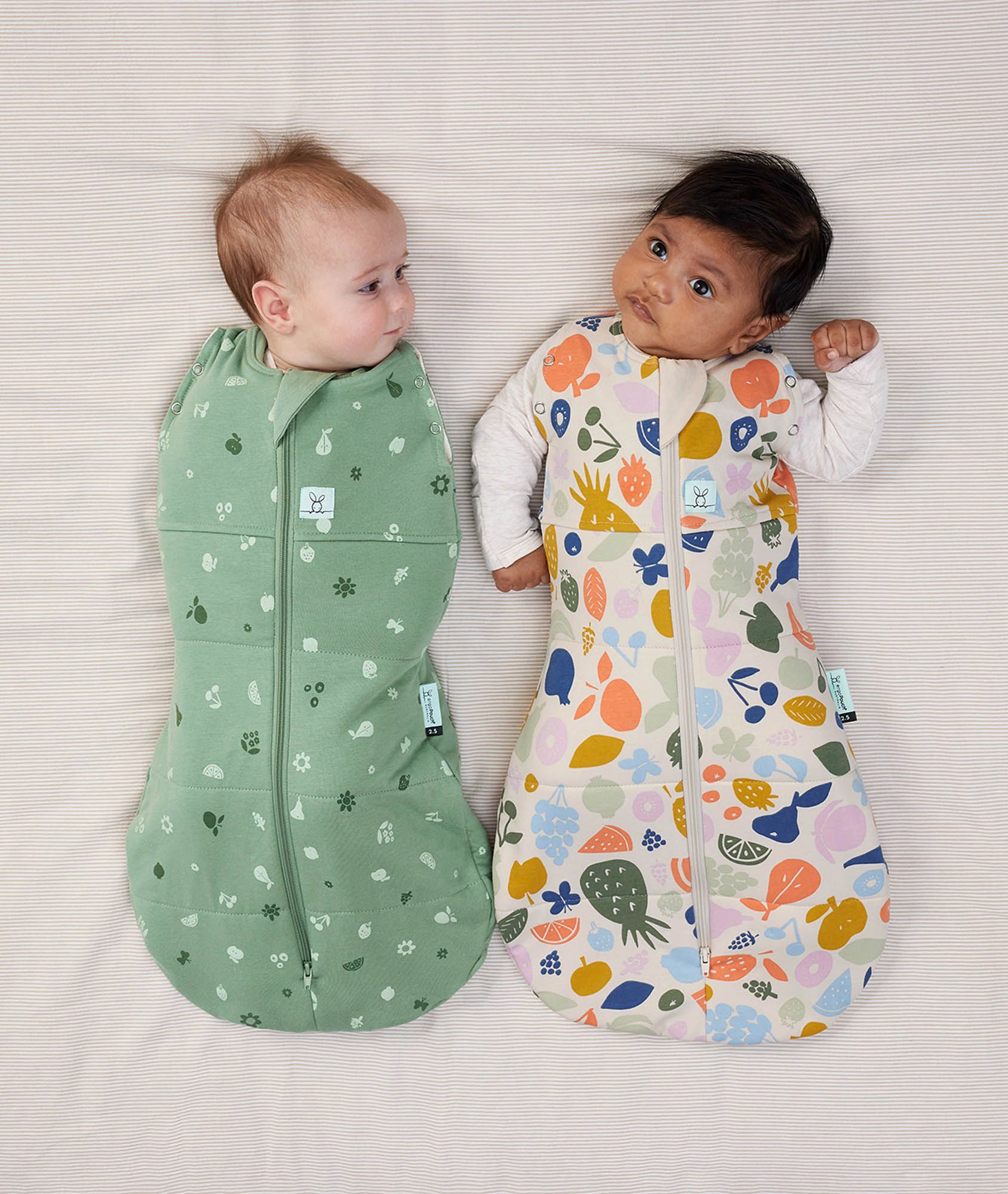 Cocoon Swaddle Sack 2.5 TOG Fruit Salad (Warm Pouch) – ergopouch US