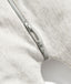Close up of ergoPouch Sleep Onesie 1.0 TOG Grey Marle multi zip