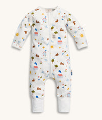 Product shot of ergoPouch Long Sleeve Romper 1.0 TOG Daydream