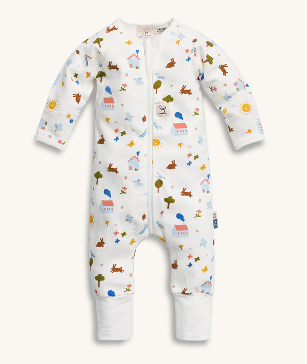 Product shot of ergoPouch Long Sleeve Romper 1.0 TOG Daydream