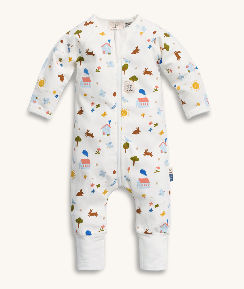 Product shot of ergoPouch Long Sleeve Romper 1.0 TOG Daydream