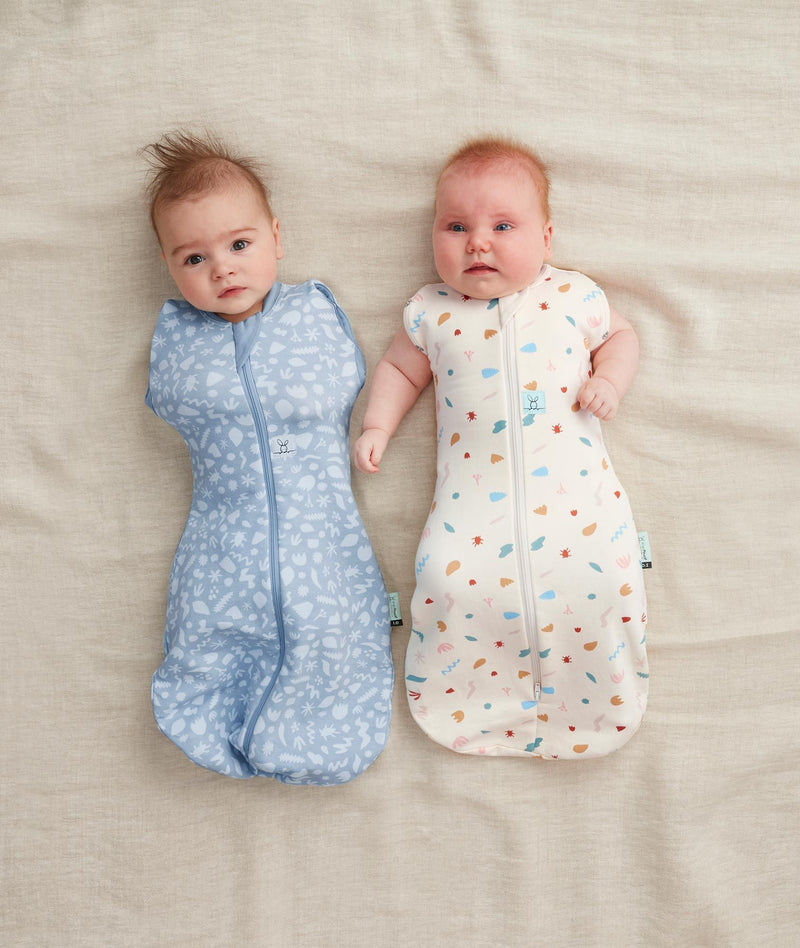 ergococoon schlafsack ERGOPOUCH 1.0 TOG Cocoon Swaddle Bag Desert Bloom