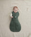 Baby wearing an ergoPouch Cocoon Swaddle Sack 2.5 TOG with its one arm out