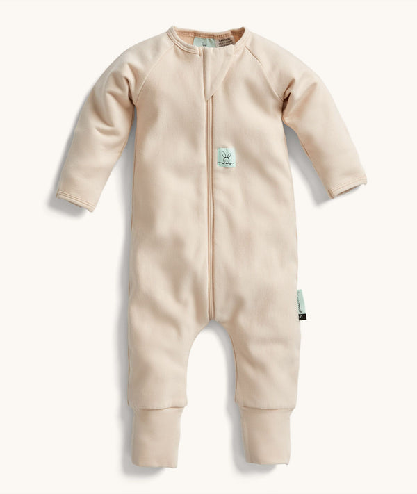 ergoPouch Long Sleeve Romper 1.0 TOG Vanilla