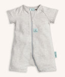 ergoPouch Short Sleeve Romper 0.2 TOG Grey Marle