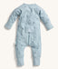 Back view of the ergoPouch Long Sleeve Romper in Dragonflies, featuring hand and foot cuffs and a 3-way zip.