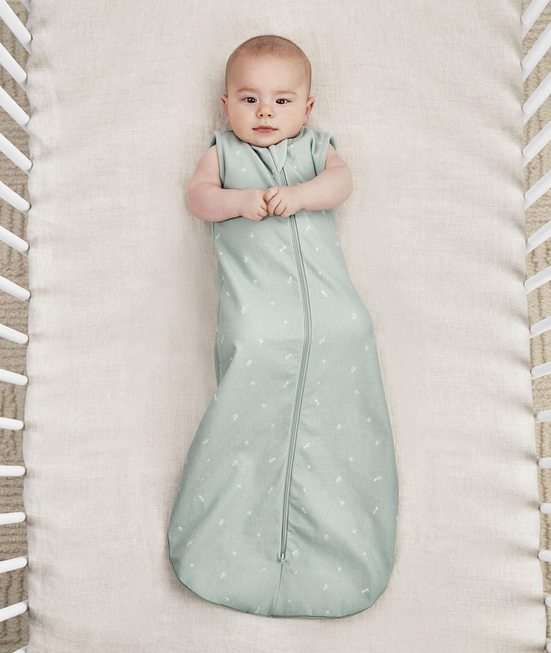 Infant wearing ergoPouch Sleep Sack in Sage