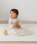 ergoPouch Sleeping Sack 1.0 TOG Sleeved Oatmeal Marle
