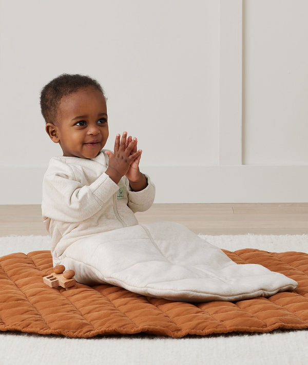 Warm ergoPouch Sleeping Sack 3.5 TOG Oatmeal Marle for winter