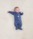 Newborn wearing ergoPouch Long Sleeve Romper 0.2 TOG Night Sky