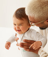 ergoPouch Long Sleeve Romper 1.0 TOG Oatmeal Marle