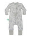 Back view of the ergoPouch Long Sleeve Romper 0.2 TOG Rainforest Leaves