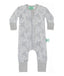 Front view of the Long Sleeve Romper 0.2 TOG Rainforest Leaves