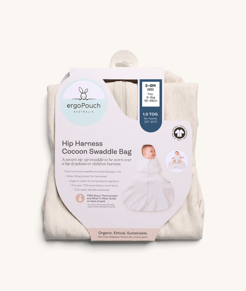 summer infant swaddleme hip dysplasia Hip Harness Cocoon Swaddle Sack 1.0 TOG Grey Marle