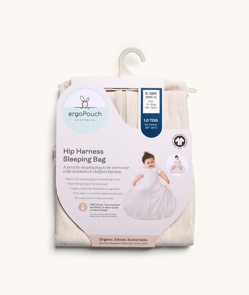 Hip Harness Sleep Sack 1.0 TOG Grey Marle