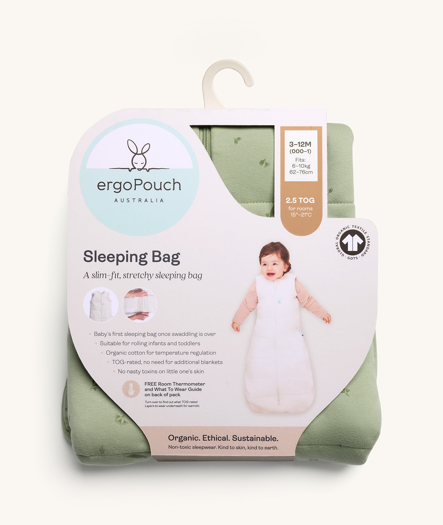 Jersey Sleep Sack 2.5 TOG Daisies (Warm Pouch) – ergopouch US
