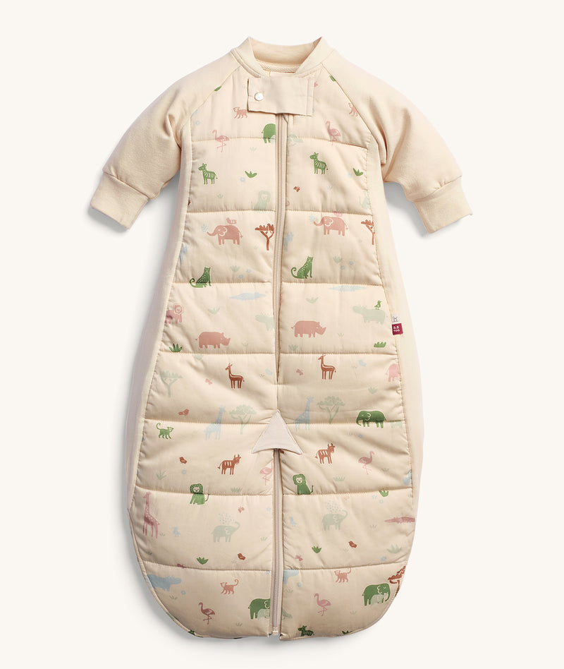 Product shot of ergoPouch Sleep Suit Sack 2.5 TOG Savannah in bag mode