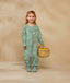 Child playing in ergoPouch Sleep Onesie 2.5 TOG Sweet Orchard, warm for the winter