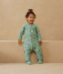 Toddler wearing an ergoPouch Sleep Onesie 3.5 TOG Sweet Orchard