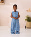 Toddler smiling ergoPouch Jersey Sleep Suit Sack 0.2 TOG Petit Pretzel