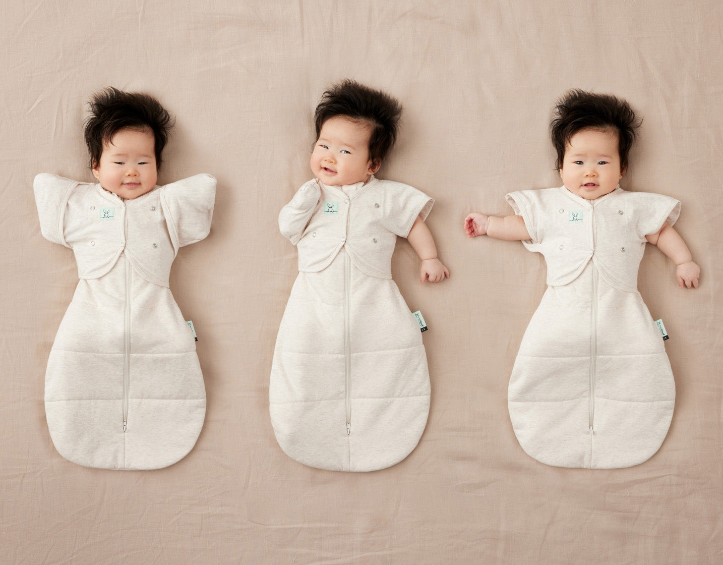 ErgoPouch Butterfly Cardi - Baby Swaddle Transition Sack With Arm Pockets