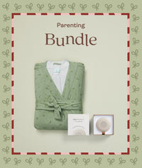 The ergoPouch Parent bundle includes a Matchy Matchy Robe and Drift Away White Noise Machine 