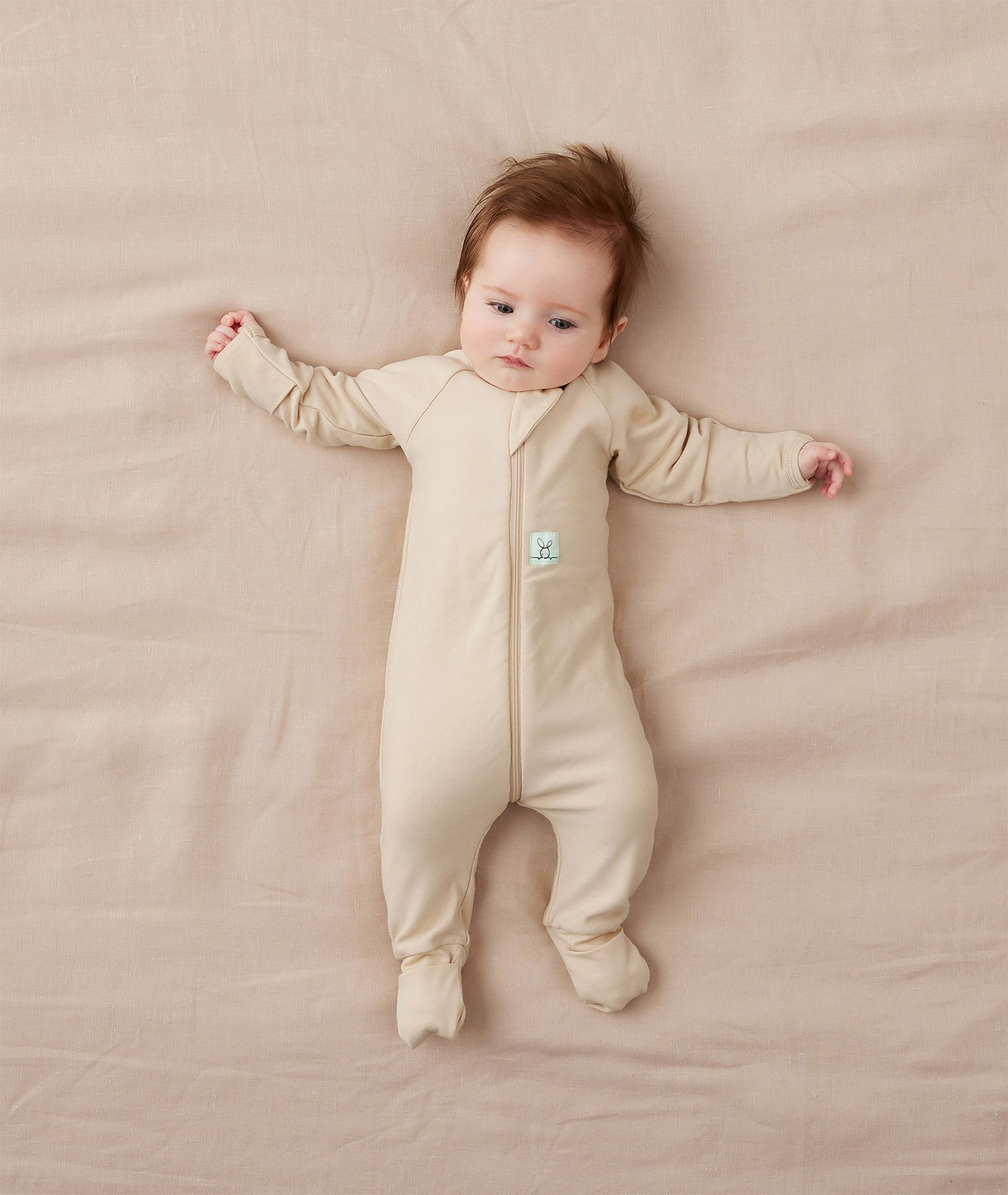 Long Sleeve Romper 1.0 TOG Vanilla – ergopouch US