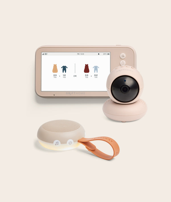 ergoPouch Drift Home Baby Monitor and Drift Away White Noise Machine bundle