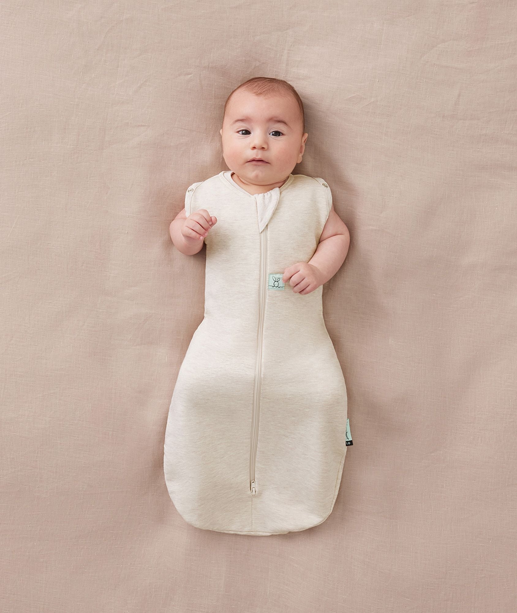Cocoon Swaddle Sack 1.0 TOG Oatmeal Marle – ergopouch US