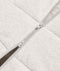 Close up of ergoPouch Hip Harness Cocoon Swaddle Sack 1.0 TOG Grey Marle multi zip