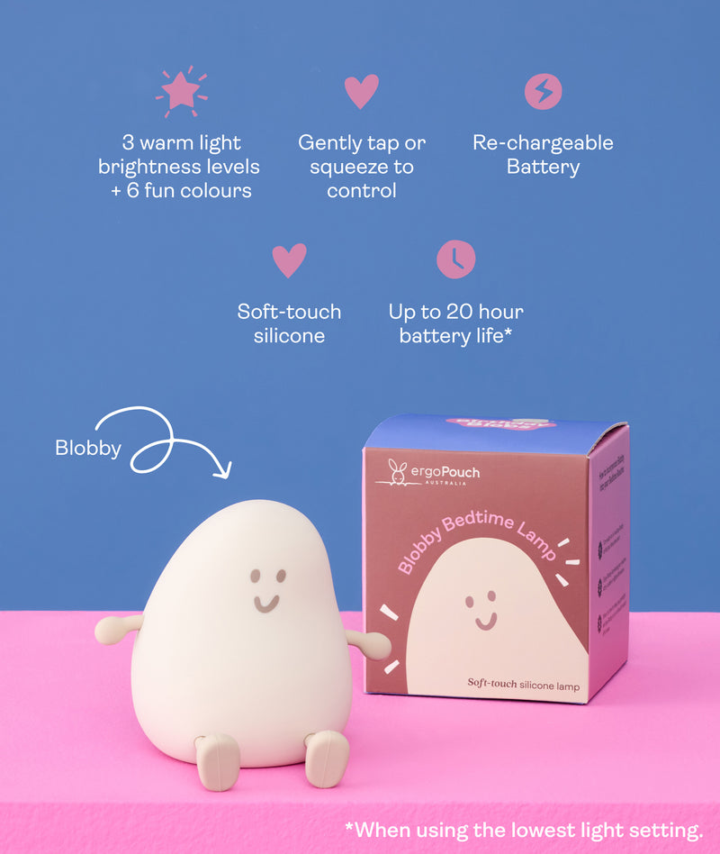 ergoPouch Blobby Bedtime Lamp features