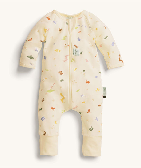 ergoPouch Long Sleeve Romper 0.2 TOG Critters, the perfect sleepsuit to have under your sleeping Sack