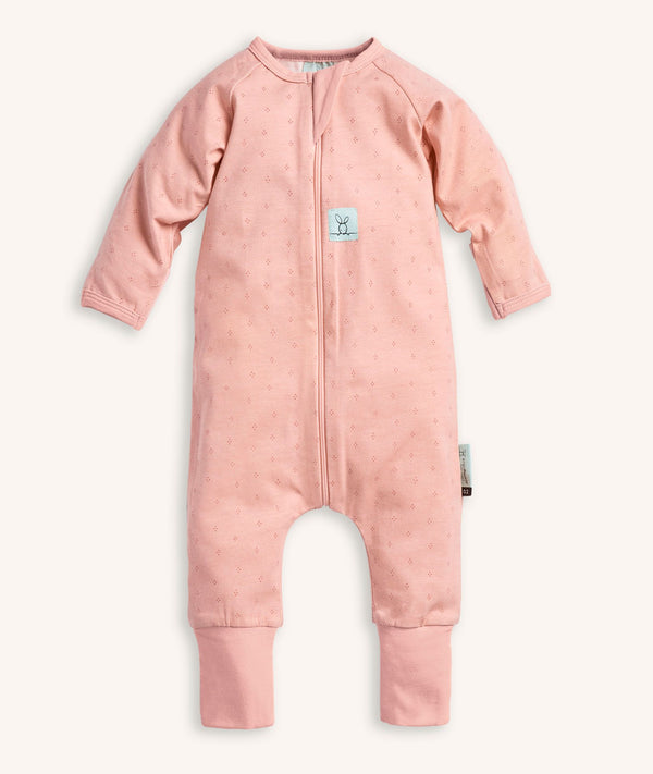 Front of the ergoPouch Long Sleeve Romper 1.0 TOG Berries